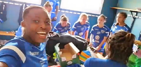 Woedikou Mafille avec l'AJ Auxerre