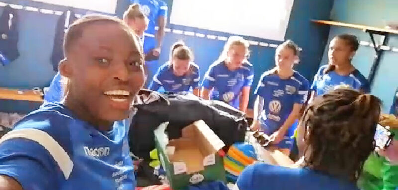 Woedikou Mafille avec l'AJ Auxerre