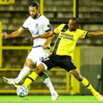 Placca Fessou Mèmè lors du match Lierse Kempenzonen - Union Saint-Gilloise