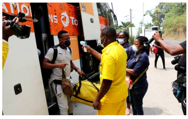 Arrivée des Éperviers du Togo à Limbé